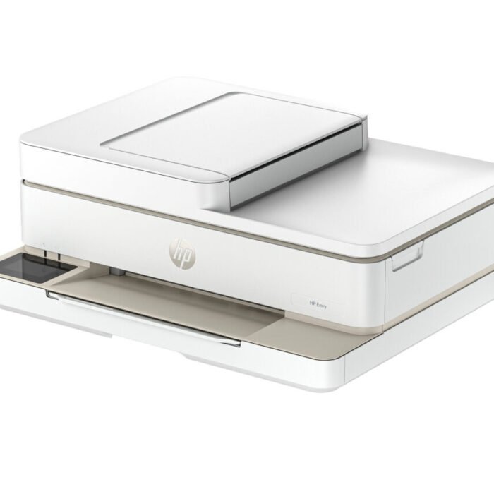 HP Envy 6555e All-in-One Printer with 3 Months of Instant Ink for free with HP+, AI-enabled